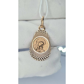 Кулон із червоного золота 